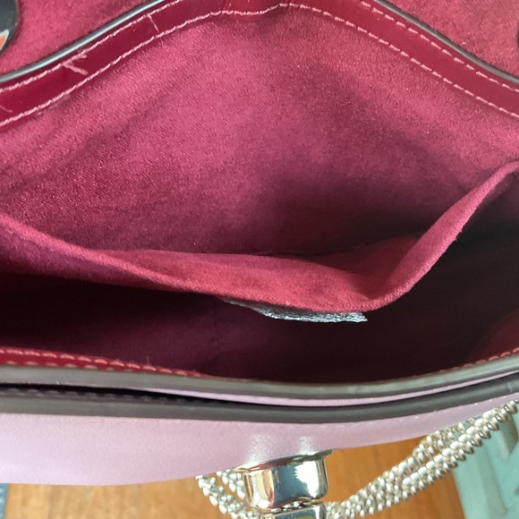 Coach Purple Leather Mini Cassidy Handbag “Like New” - Picture 15 of 16